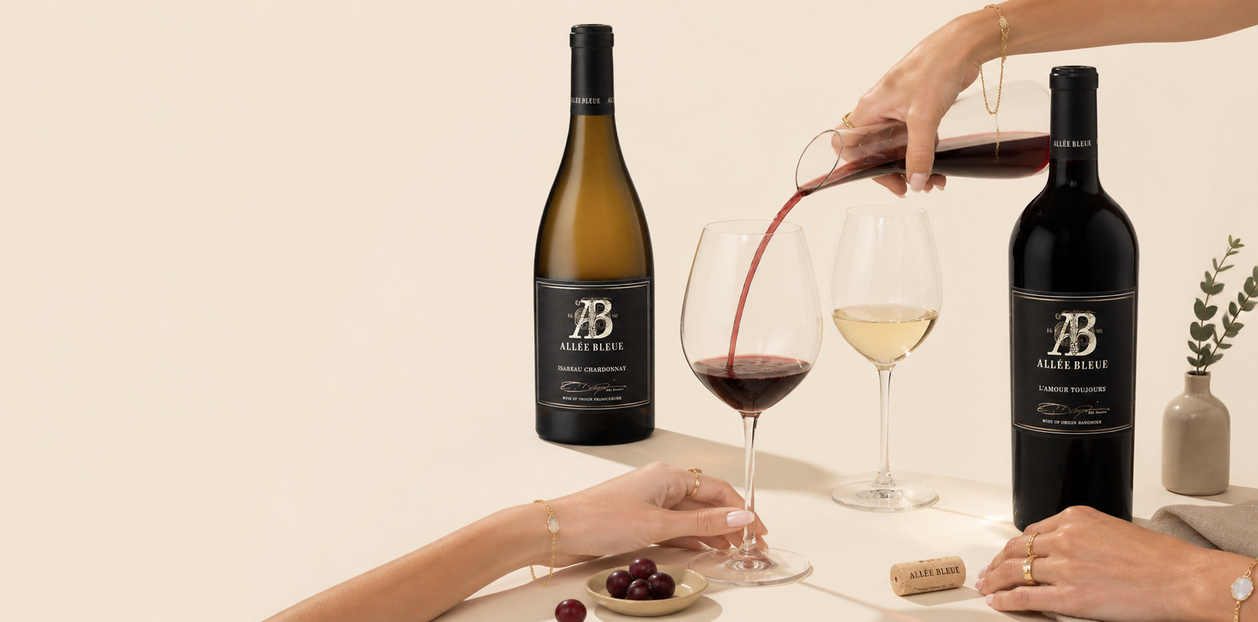 Curated wine tasting